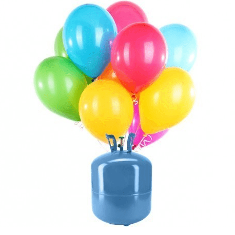 Botella de helio para inflar globos