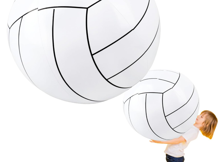 Pelota de playa hinchable gigante (100 cm de diámetro), ideal para fiestas en la piscina, juegos y actividades al aire libre
