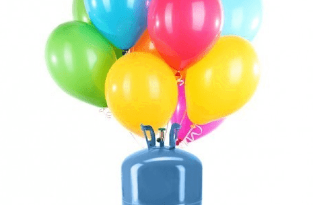 Botella de helio para inflar globos
